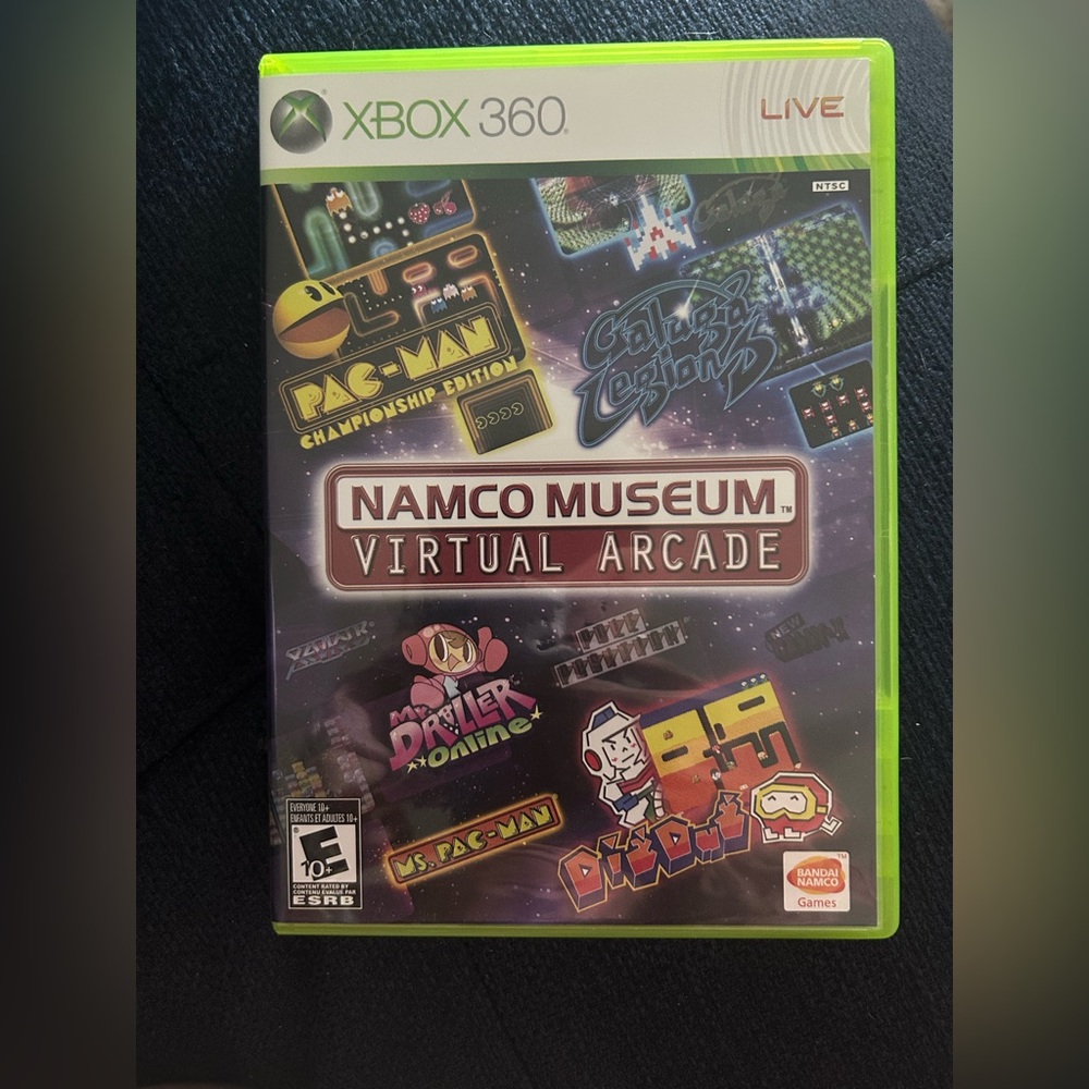 EUC Xbox 360 Game Namco Museum Virtual Arcade